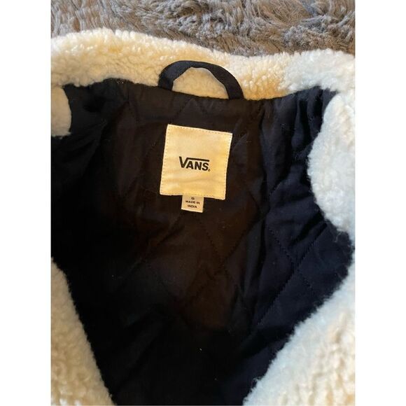 Vans Sherpa lined moto twill jacket size small - Picture 4 of 5